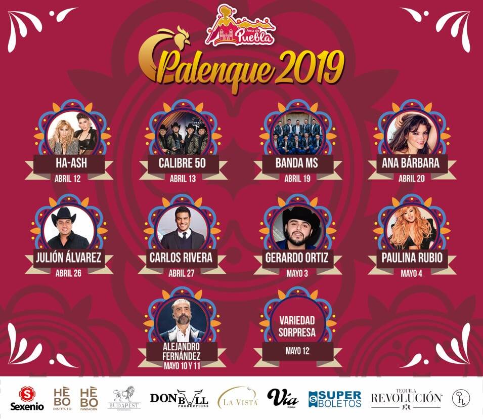 Feria de Puebla 2019 palenque y foro artístico