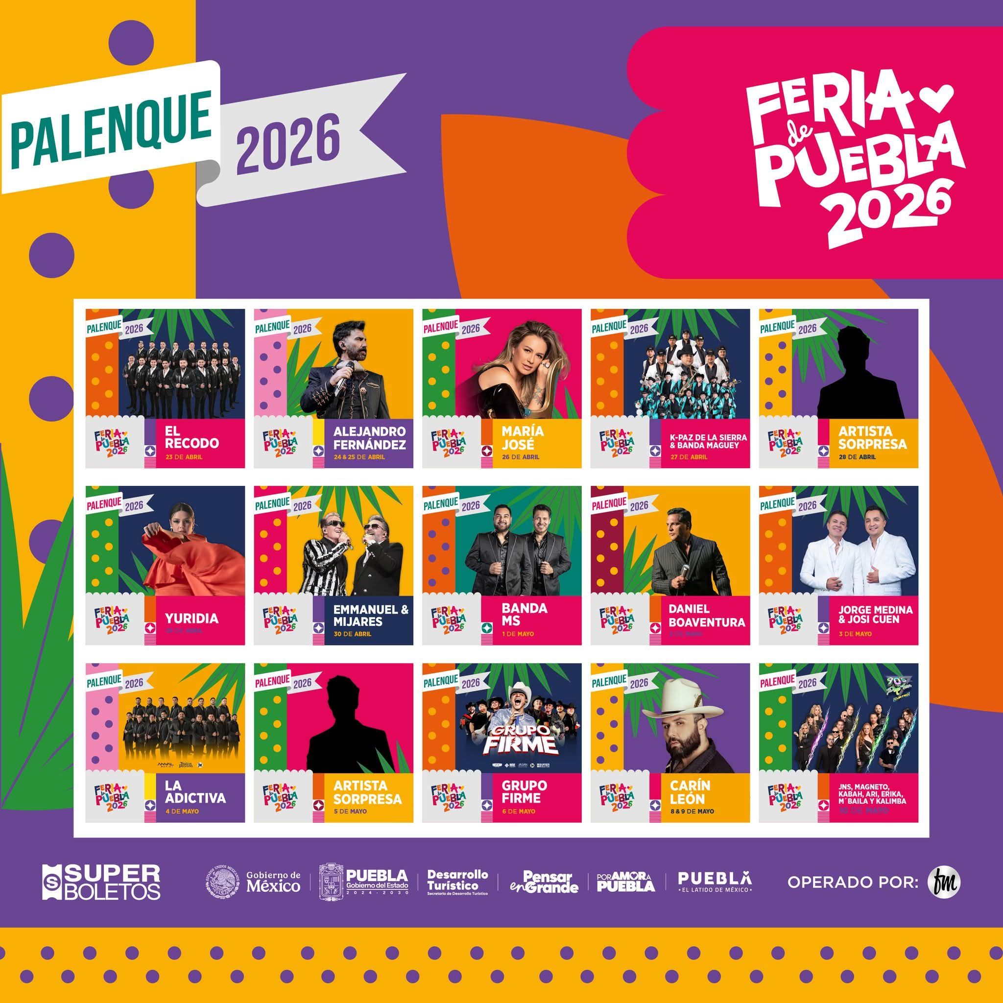 artistas palenque puebla 2025