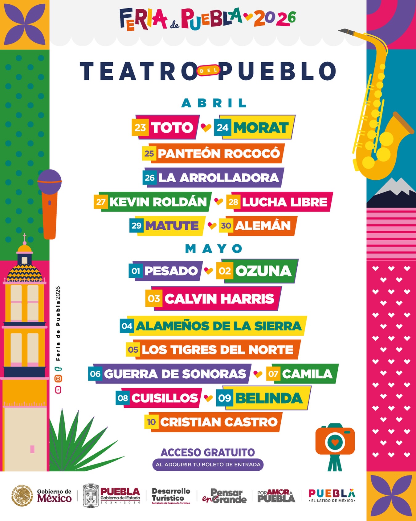 teatro del pueblo feria puebla 2026